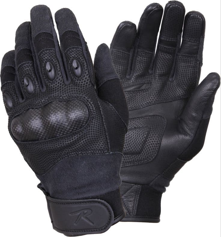 Luvas tacticas pretas