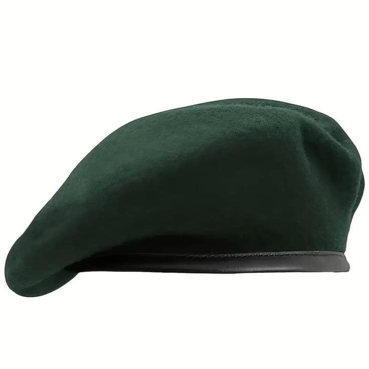 Boina verde lisa