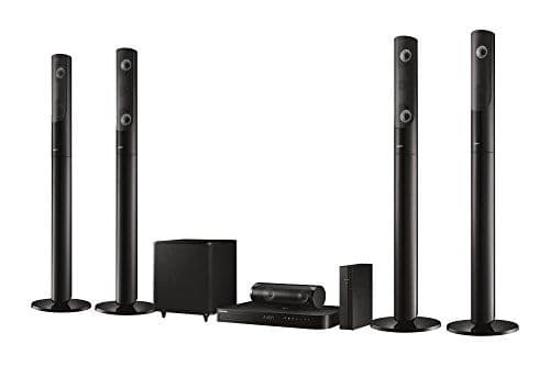 Tower home theater system