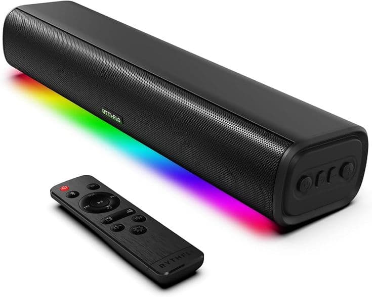 RGB soundbar with remote