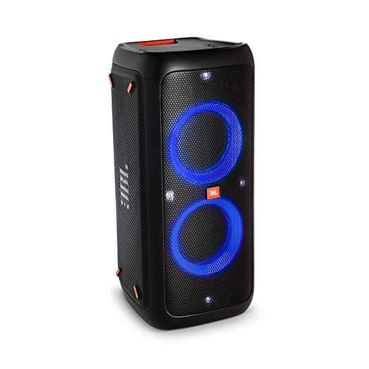 Coluna party portatil com luzes
