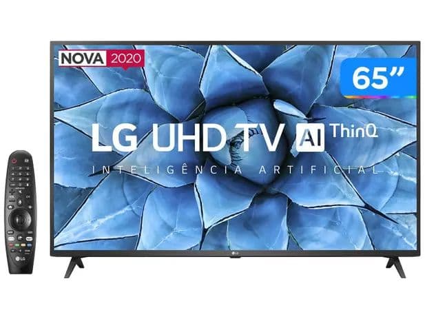 Televisor LG 65 polegadas UHD AI ThinQ